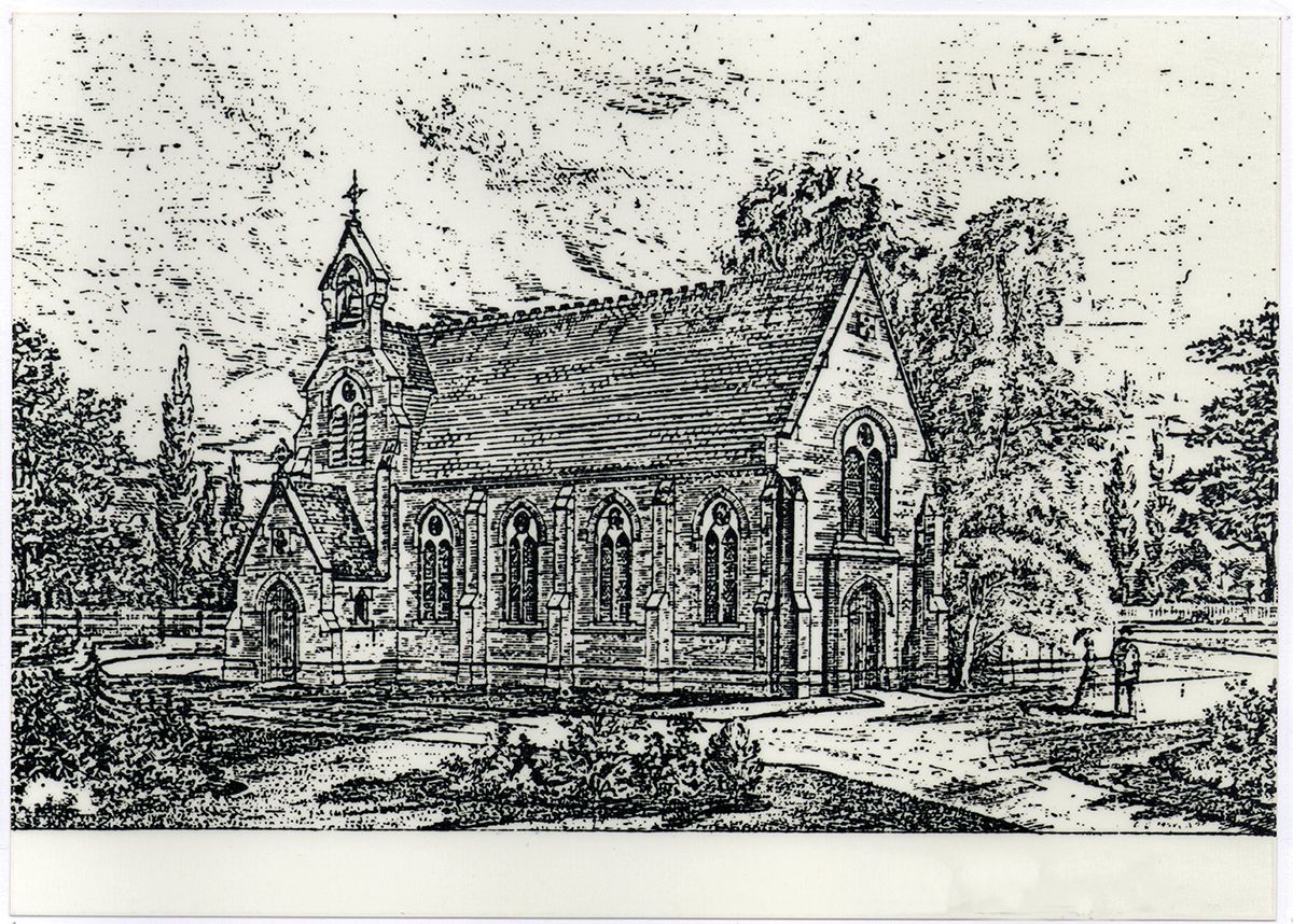 イギリス ヴィンテージ Sketch of Glyncorrwg Church History Of